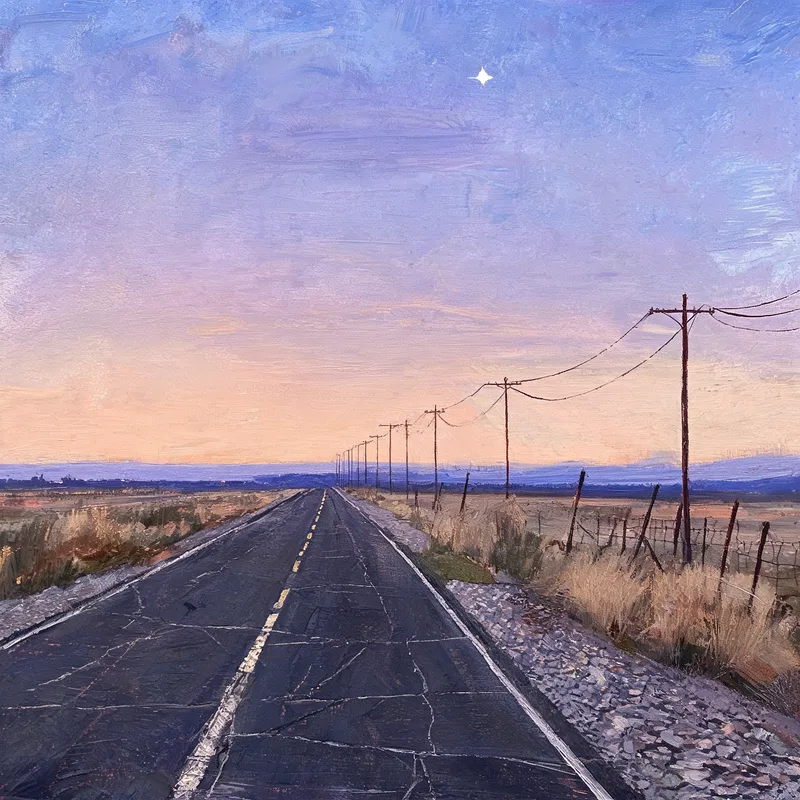 The cover of One More Mile by Orlowe, painted by the studio's AI cover tool